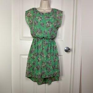 LUSH chiffon floral dress XS